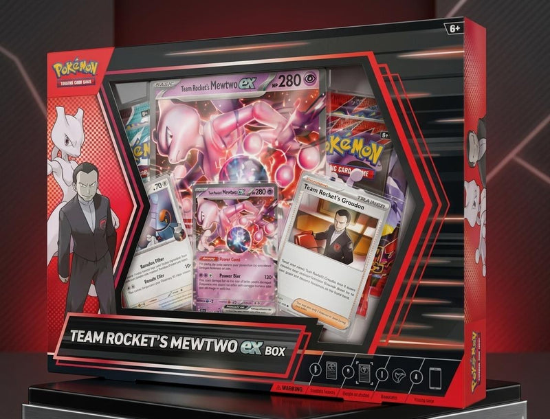 [DAMAGED]Team Rocket's Mewtwo ex — Box
