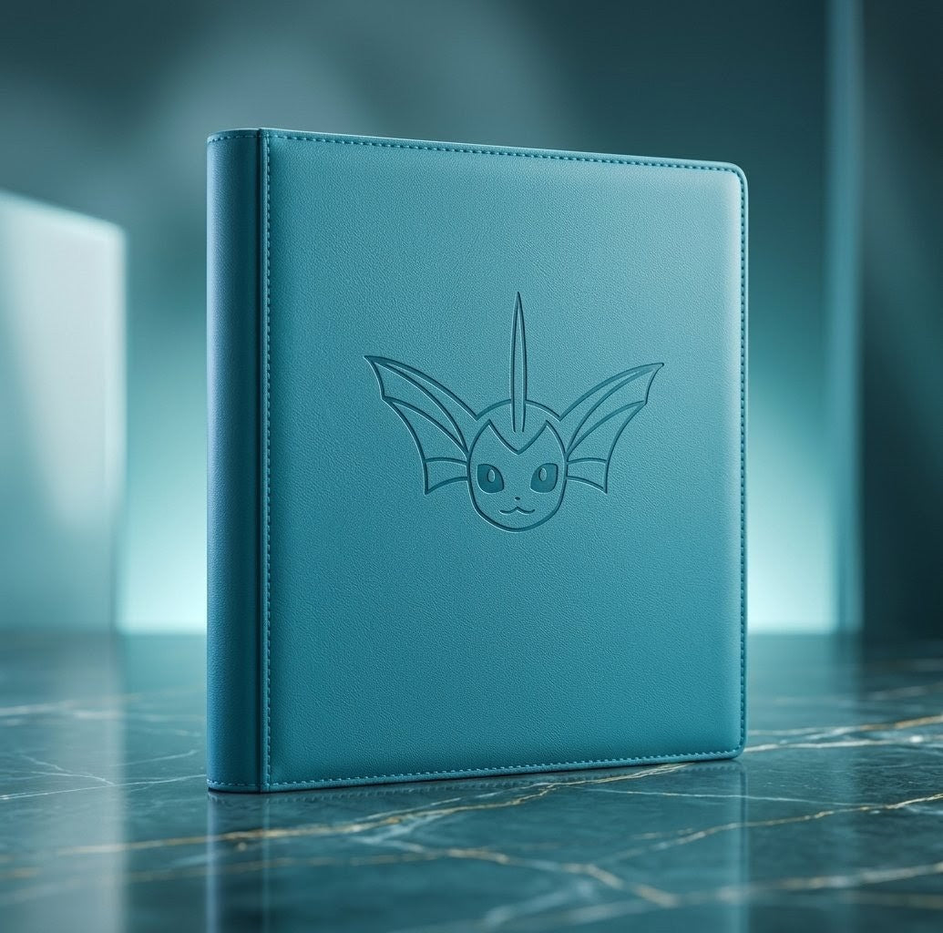 Official Pokémon TCG Vaporeon 12-Pocket Premium Binder (480 Slots)