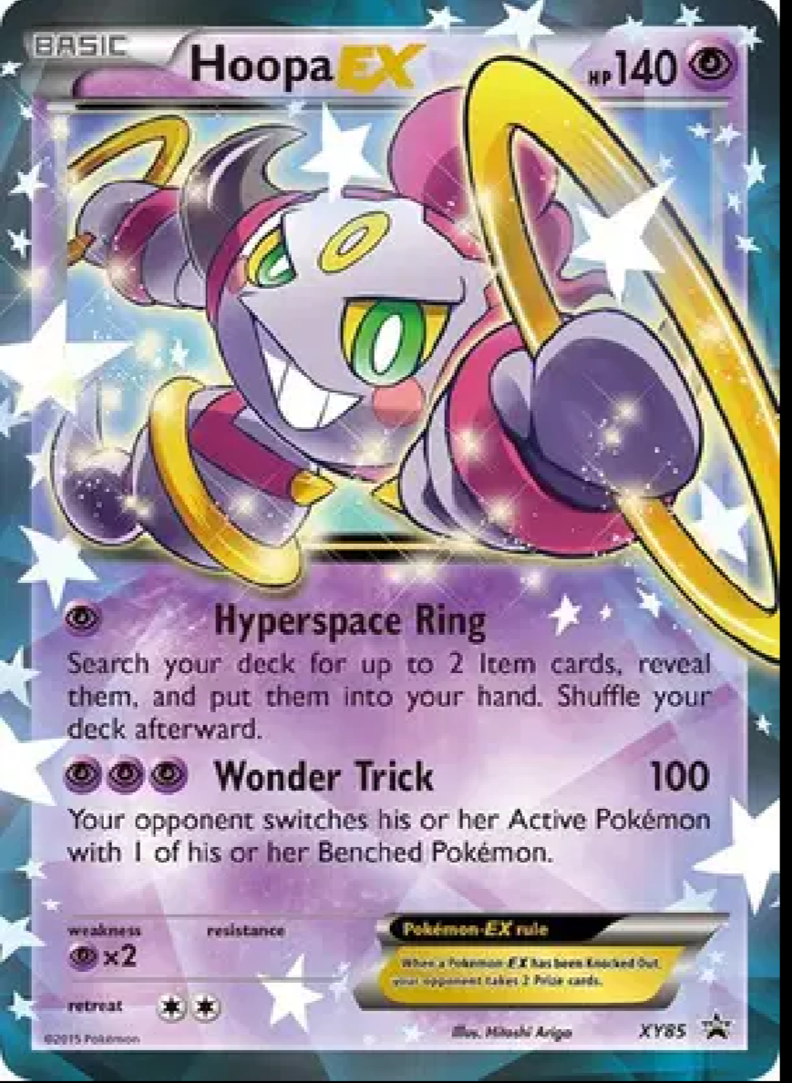 2015 Pokémon Hoopa EX Black Star Promo #XY85 (English)