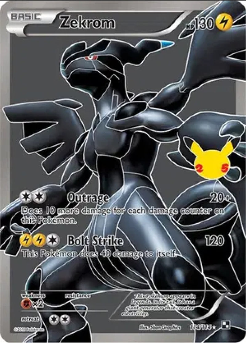2021 Pokémon Celebrations Zekrom #114 (English)