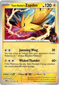 2025 Pokémon Team Rocket’s Zapdos[REVERSED HOLO] #070 (English)