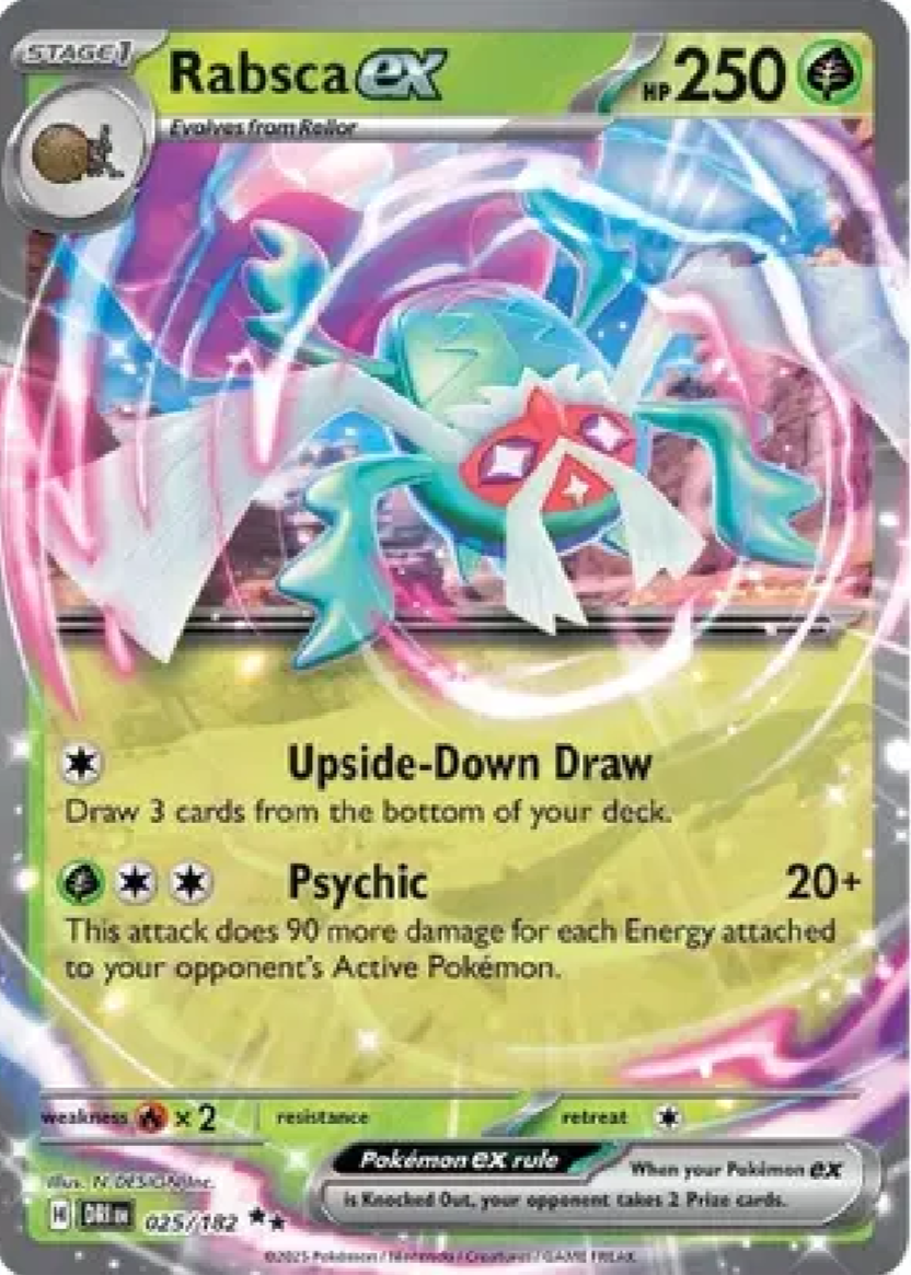 2023 Pokémon Rabsca ex #025/182 (English)