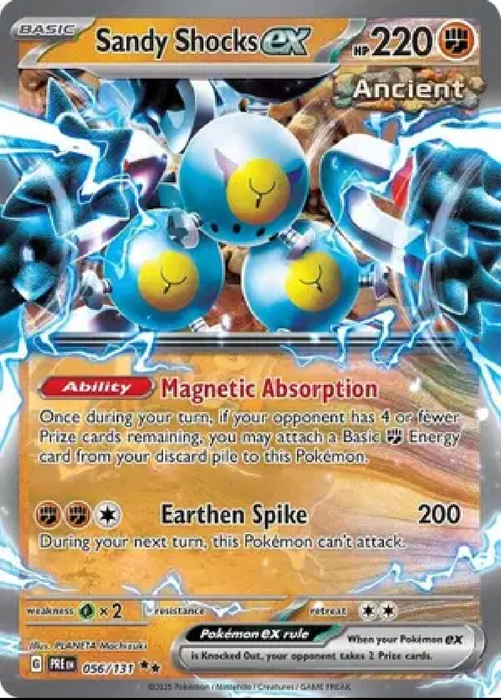 2025 Pokémon Sandy Shocks ex #056/131 (English)
