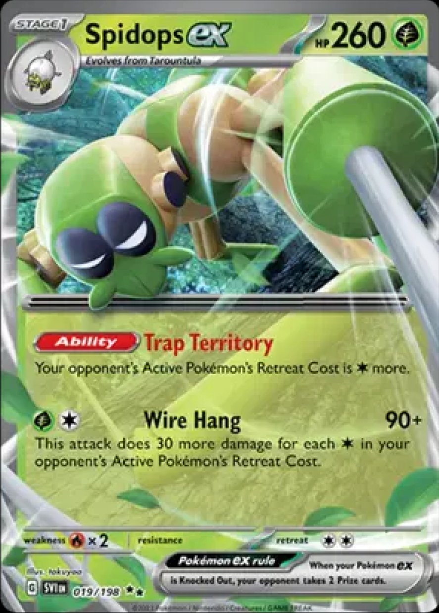 2023 Pokémon Spidops ex #019/198 (English)
