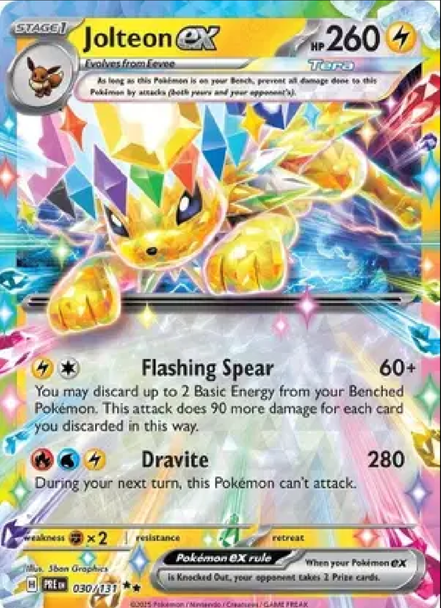 2025 Pokémon Jolteon ex #030/131 (English)