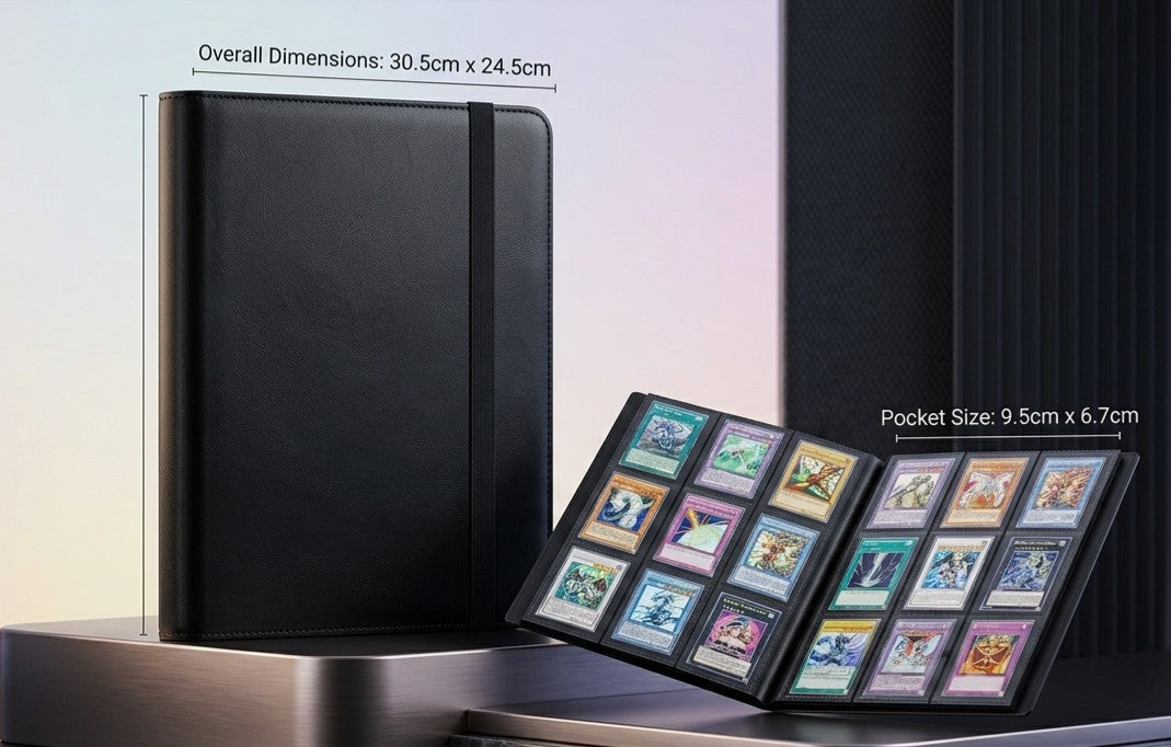 9-Pocket Card Binder for Trading Cards