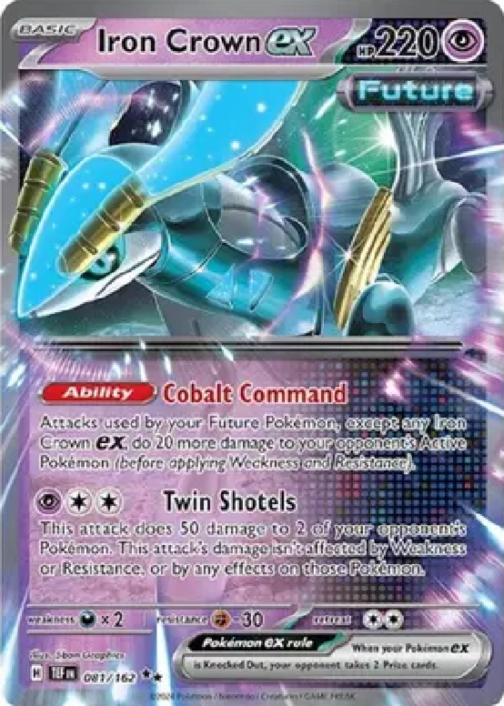 2024 Pokémon Iron Crown ex #081/162 (English)