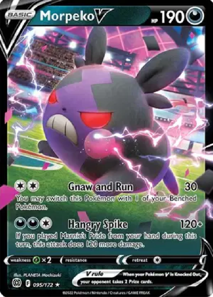 2022 Pokémon Morpeko V Brilliant Stars #095/172 (English)