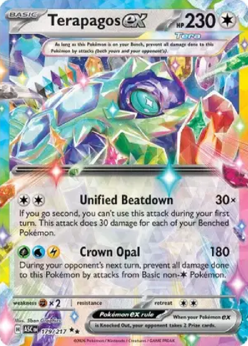 2026 Pokémon Terapagos ex #179/217 (English)