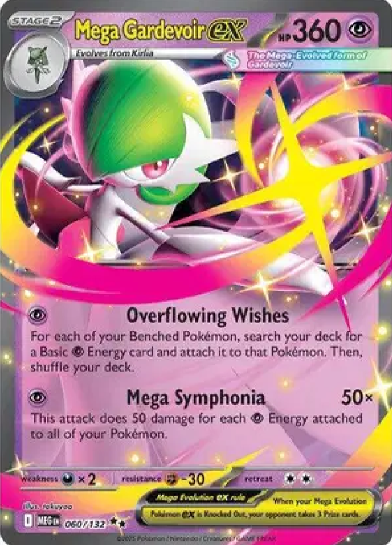 2015 Pokémon Mega Gardevoir EX #060/132 (English)