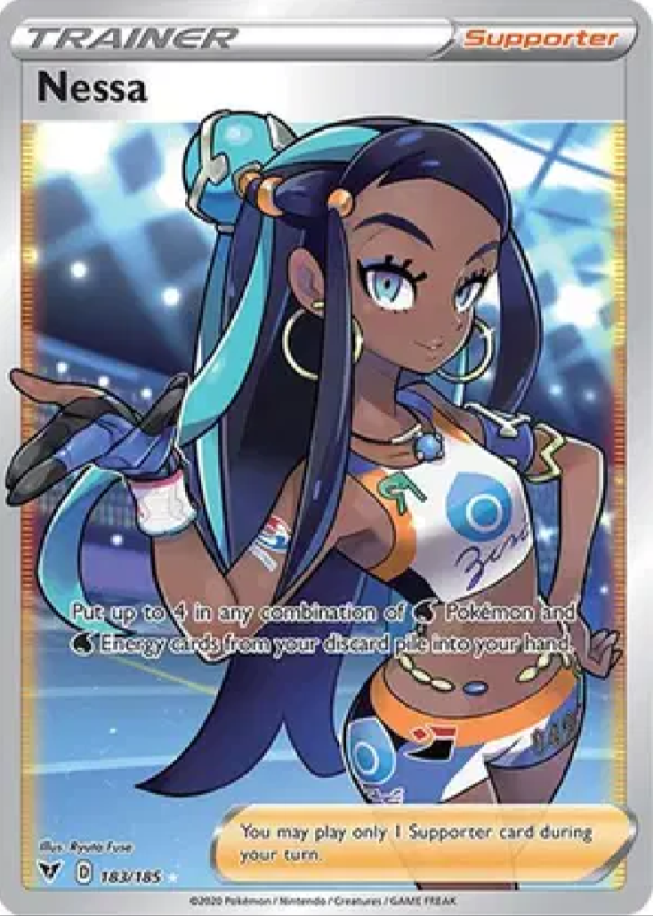 2020 Nessa #183/185 - Full Art Supporter (English)
