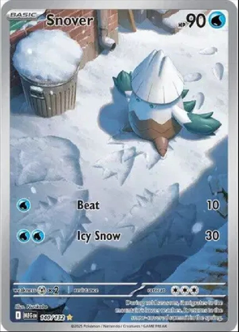 2025 Pokémon Snover #140 (English)