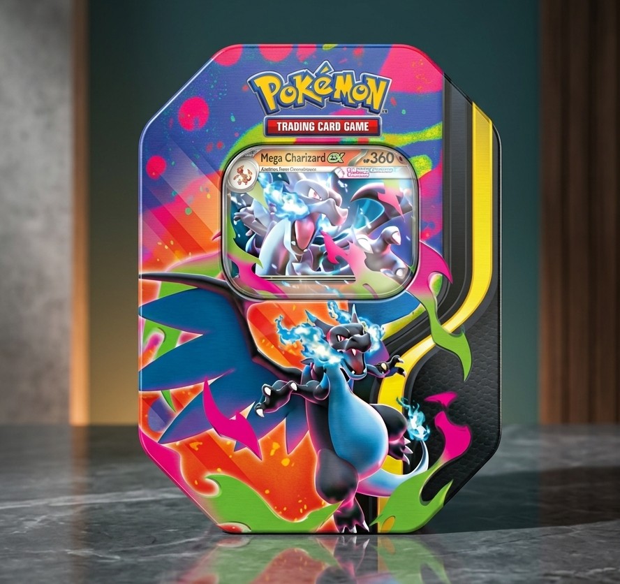 Mega Charizard X ex Tin